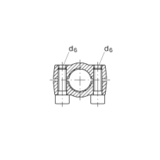 液壓桿端軸承 GIHRK35-DO, 根據(jù) DIN ISO 12 240-4 標(biāo)準(zhǔn)，帶右旋螺紋夾緊裝置，需維護(hù)